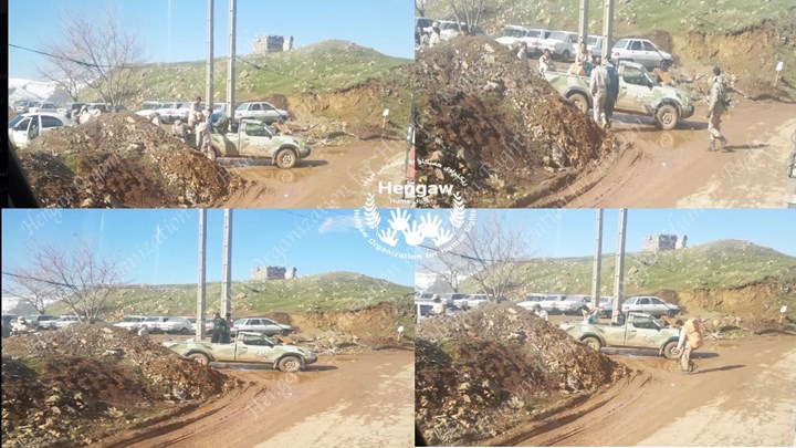 دەستبەسەر کردن و لێدان و کوتانی دوو کۆڵبەر دەستبەسەر کردن و لێدان و کوتانی دوو کۆڵبەر
