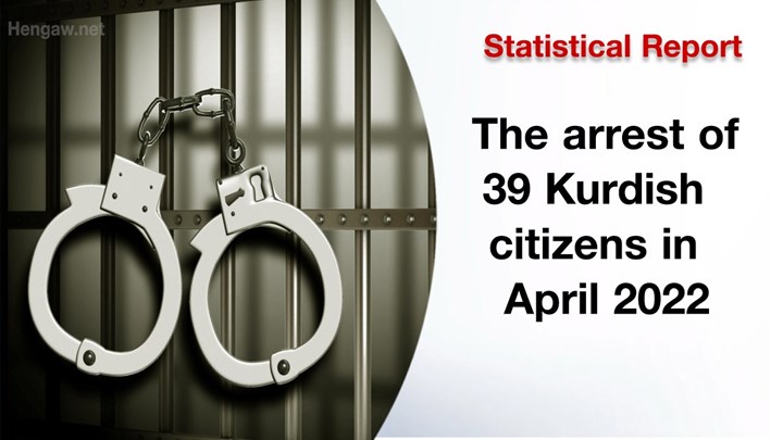 The arrest of 39 Kurdish citizens in April 2022    
