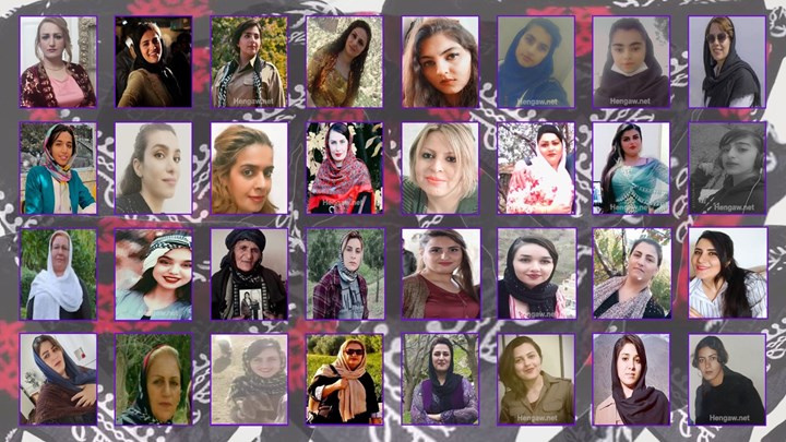 از مارس تا مارس، بازداشت ۳۵ فعال زن و صدور حکم حبس برای ۱۲ فعال در کُردستان + لیست اسامی
