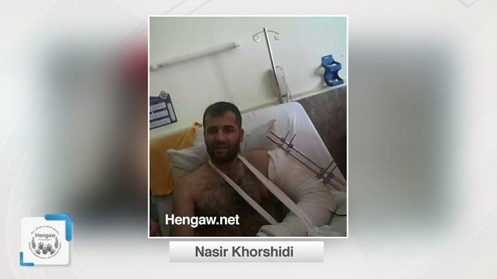 بریندار بوونی کۆڵبەرێک لە سنووری بانە بریندار بوونی کۆڵبەرێک لە سنووری بانە