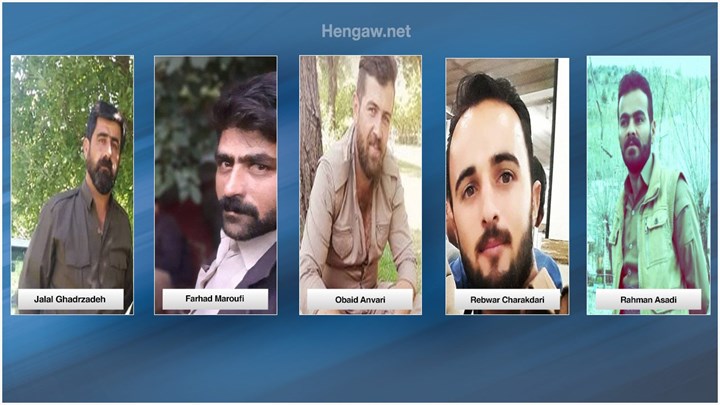 Imposing a sentence of 13 years in prison for five citizens from Oshnavyeh