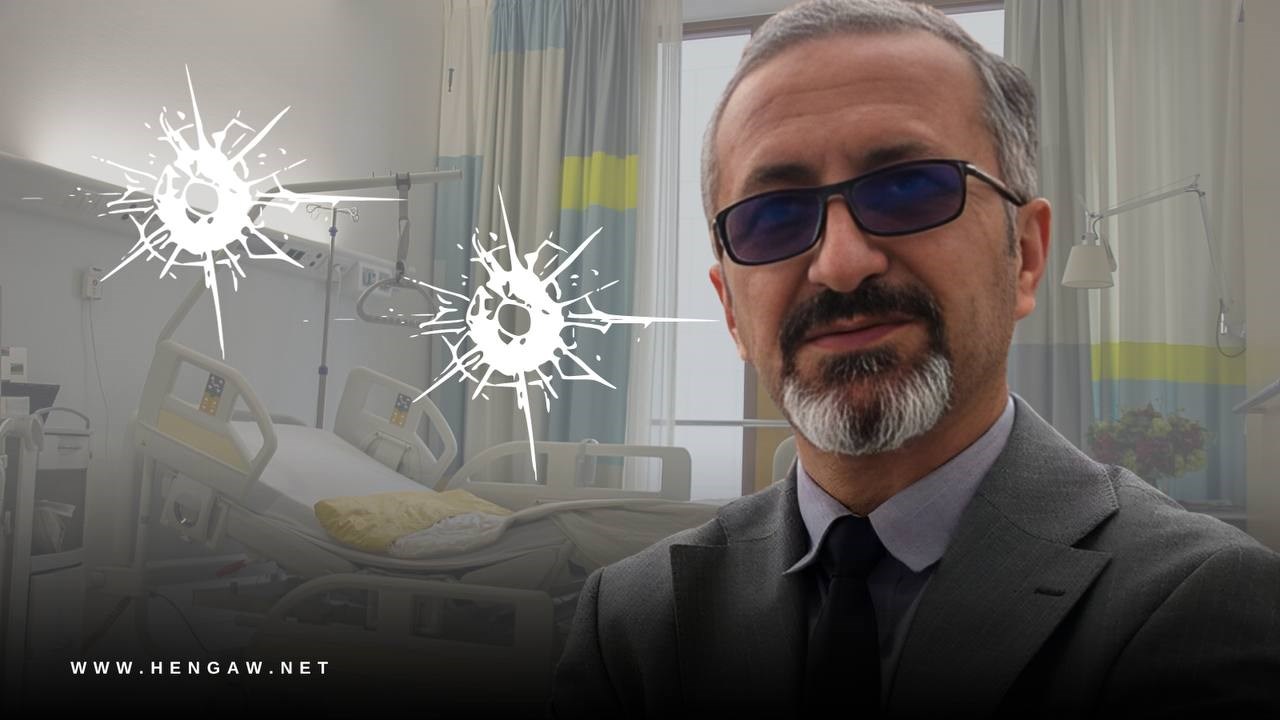 Sohrab Rahmati, kurdischer Anwalt, wurde in der Region Kurdistan in Irak durch Terror schwer verletzt